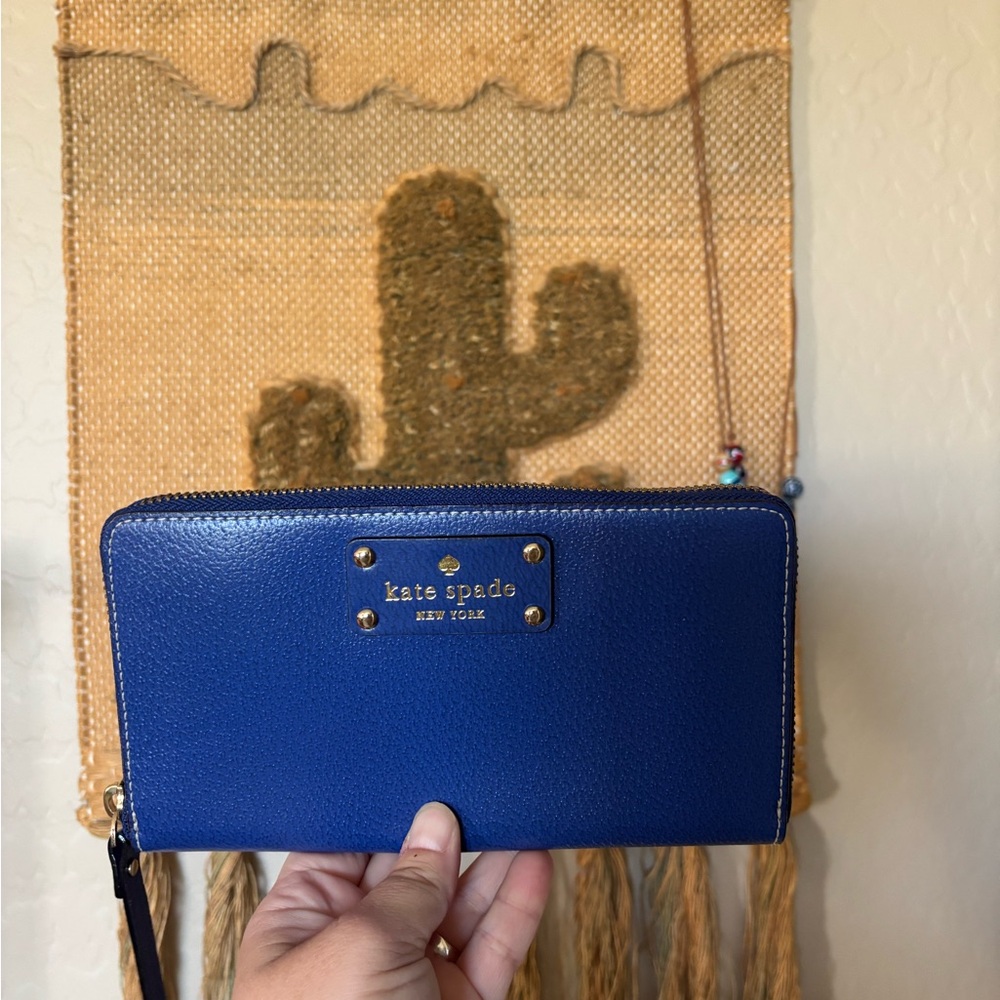 Kate Spade Cobolt Blue leather Wallet